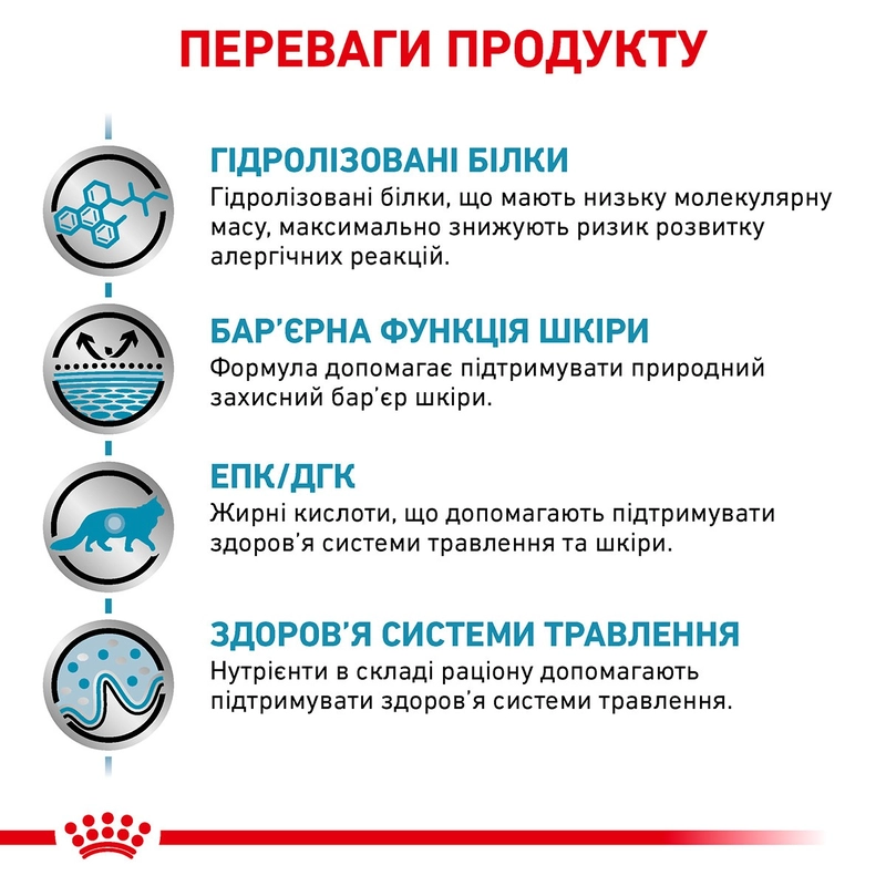 Royal Canin Hypoallergenic сухий корм для котів при харчовій алергії 400 г (3182550939324)  - фото 2