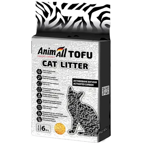 AnimAll Toffu наповнювач для котячого туалету 2.6 кг - соєвий (4820224501536)