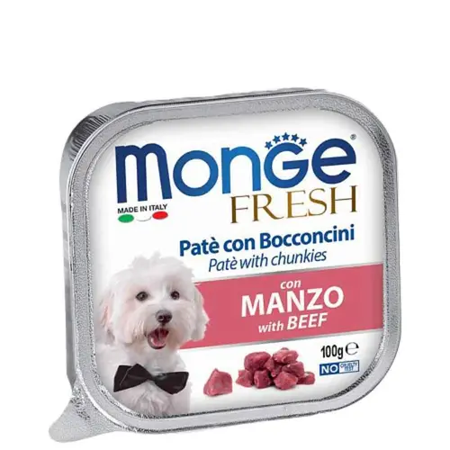 Monge Dog Wet Fresh влажный корм для собак 100 г - с говядиной (8009470013079)