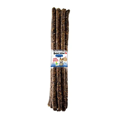 Bow wow Crunchy Snack Super Sausage ЛАСОЩІ Premium собаки (супер ковбаски) 14 г