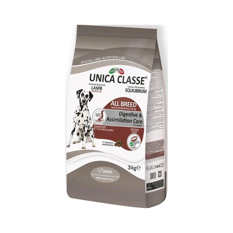 Unica Classe SPECIAL CARE ALL BREED Digestive & Assimilation сухий корм для собак усіх порід для догляду за ШКТ 3 кг(8001541609600) 