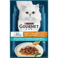 Gourmet Perle Trionfo di salsa ВОЛОГИЙ КОРМ Преміум коти (з тунцем) 85 г 