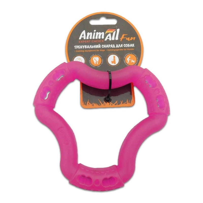 AnimAll Fun Кільце 6 сторін іграшка для собак 15 см - фіолетова (2000981169176) 