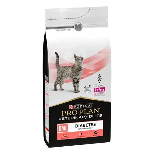 Purina Pro Plan Veterinary Diets DM Diabetes Management СУХИЙ КОРМ Холістік коти (при цукровому діабеті) 1.5 кг