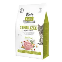 Brit Care GF Sterilized Immunity Support СУХИЙ КОРМ Супер-преміум коти (свинина) 400 г 