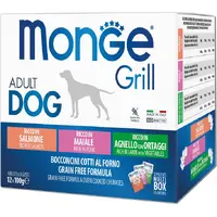 Monge Grill Mix влажный корм для собак 100 г - лосось, ягненок, свинина (8009470017503) 