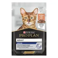 Purina Pro Plan Indoor Adult ВОЛОГИЙ КОРМ Холістік коти (з лососем) 85 г 