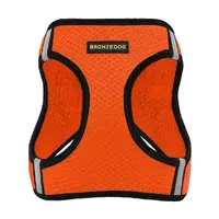 BronzeDog Mesh Vest шлея для собак S - з 3D сітки, помаранчева (2007033026449)  - фото 1