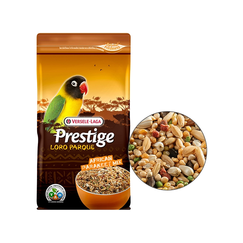 Versele-Laga Prestige Loro Parque African Parakeet Mix корм для карликових африканських папуг 1 кг (5410340222201) 