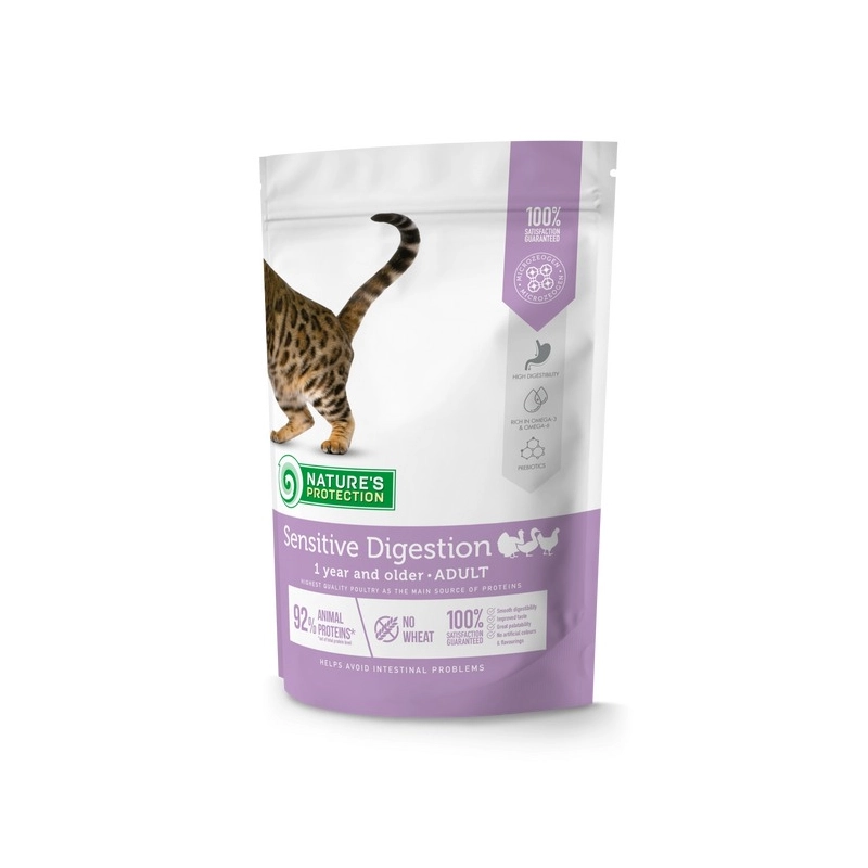 Nature's Protection Sensitive Digestion СУХИЙ КОРМ Premium коти (з чутливим травленням) 400 г 