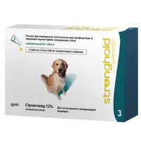 Zoetis Стронгхолд 12% краплі для собак 1 піпетка - від бліх, кліщів та глистів, 20-40 кг (2300000013085) 