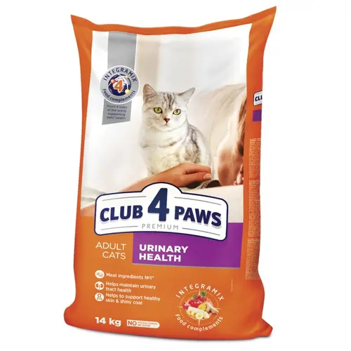Club 4 Paws Premium Urinary Health сухий корм для котів 14 кг - з куркою (4820083909375)