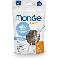 Monge Gift Kitten ласощі для кошенят 60 г - з фореллю та молоком (8009470085014) 