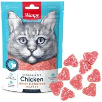 Wanpy Chicken Jerky&Codfish Hearts ЛАСОЩІ Premium коти (з серцем куркою та тріскою) 80 г 