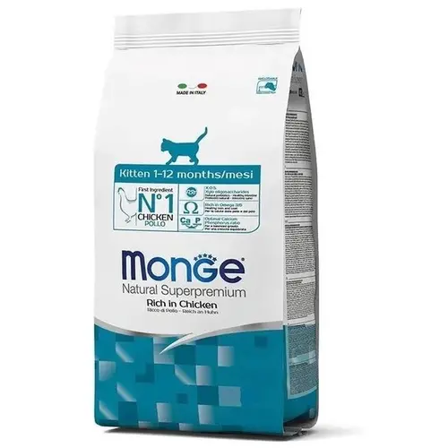 Monge Monoprotein Kitten 1-12 Months СУХИЙ КОРМ Супер-преміум кошенята (з куркою) 400 г