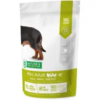 Nature's Protection MINI ADULT Small Breeds сухий корм для собак дрібних порід 500 г - з домашнім птахом (4771317457301) 