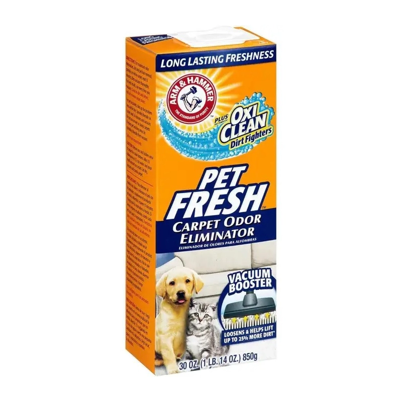 Arm&Hammer Пет Фреш освіжувач для прибирання килимів та приміщень 850 г - у вигляді порошку (033200114482) 