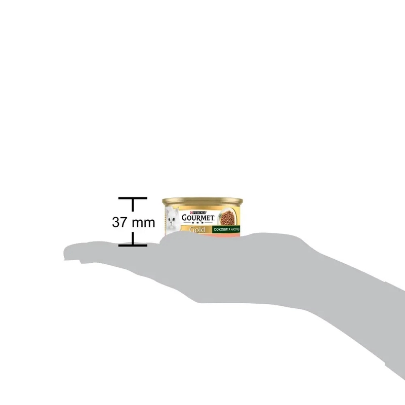 Gourmet Gold ВОЛОГИЙ КОРМ Преміум коти (з лососем) 85 г  - фото 2