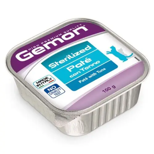 Gemon Sterilized Pate ВОЛОГИЙ КОРМ Економ коти (паштет з тунцем) 100 г