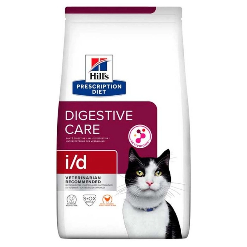 Hill's Prescription Diet i/d Feline сухой корм для кошек для лечения заболеваний ЖКТ 400 г - с курицей (052742040707) 