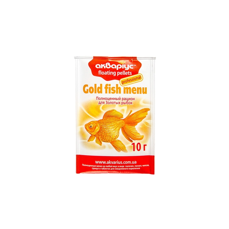 Акваріус Gold Fish Menu корм для золотих рибок 10 г - в паличках (4820079310567) 