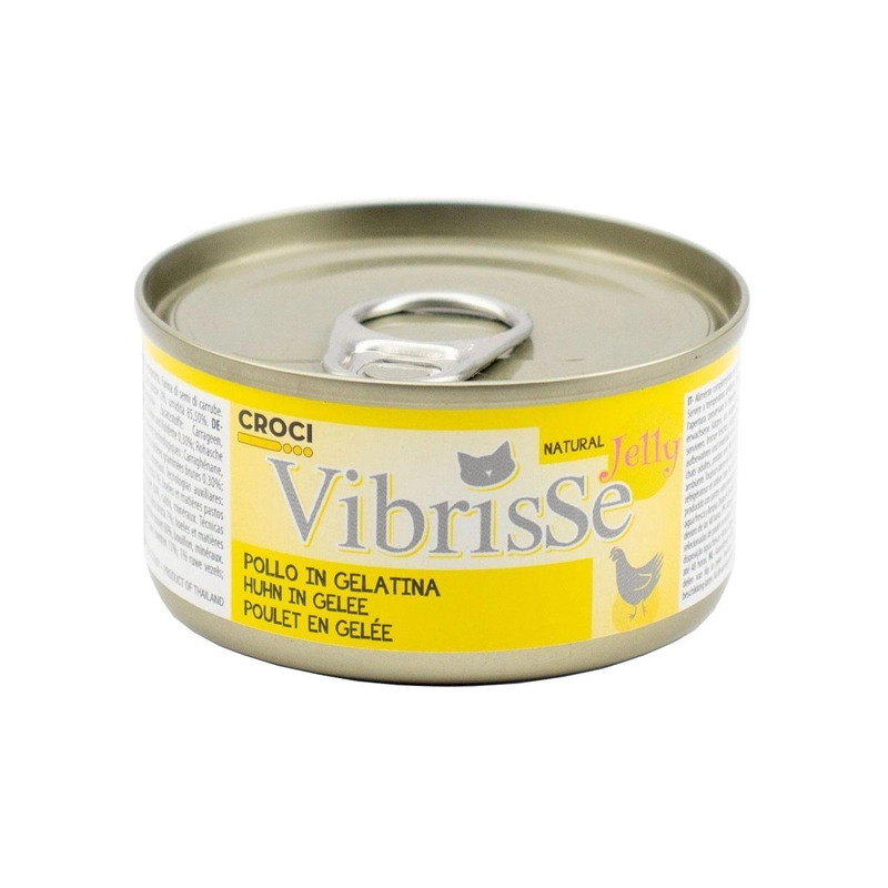 Vibrisse Jelly Natural ВОЛОГИЙ КОРМ Супер-преміум коти (з курячим філе) 70 г 