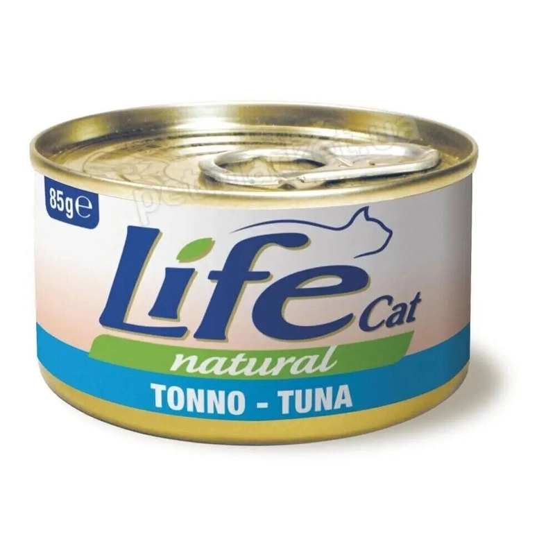 Lifecat Natural ВОЛОГИЙ КОРМ Супер-преміум коти (з тунцем) 85 г 