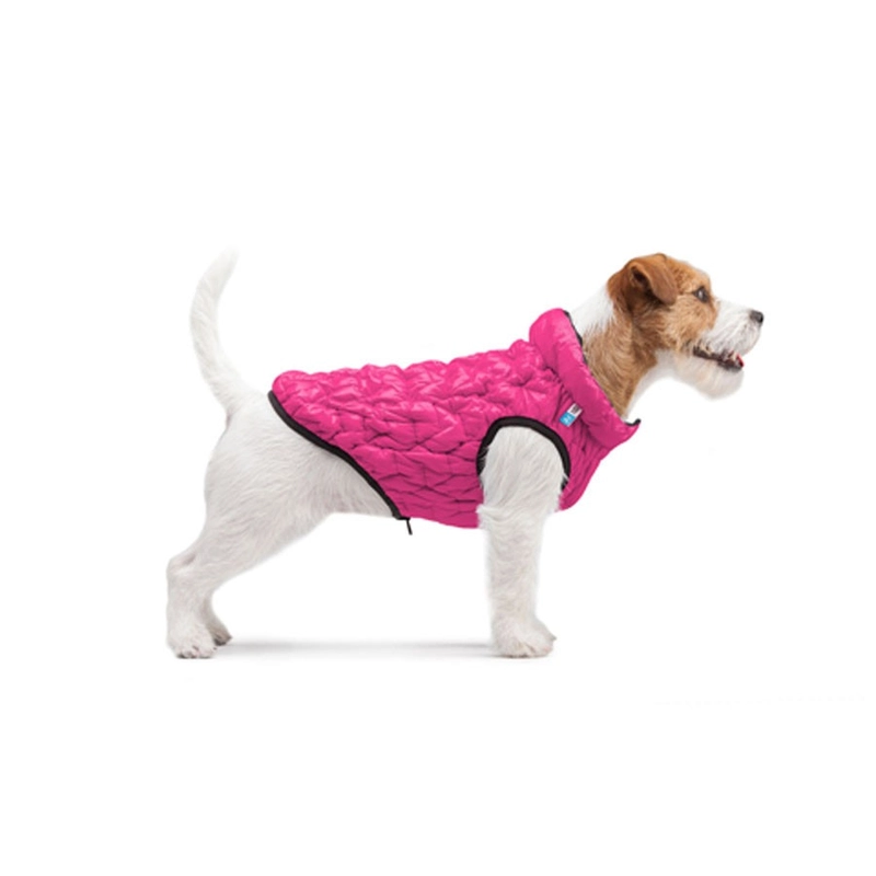 AiryVest Uni куртка двостороння для собак M 43 - рожево-чорна (4823089313313)  - фото 2