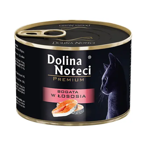 Dolina Noteci Premium ВОЛОГИЙ КОРМ Premium коти (з лососем в соусі) 185 г