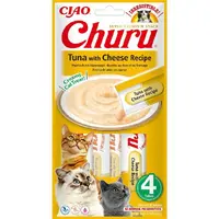 Inaba Ciao Churu ЛАСОЩІ Холістік коти (з тунцем та сиром) 14 г 