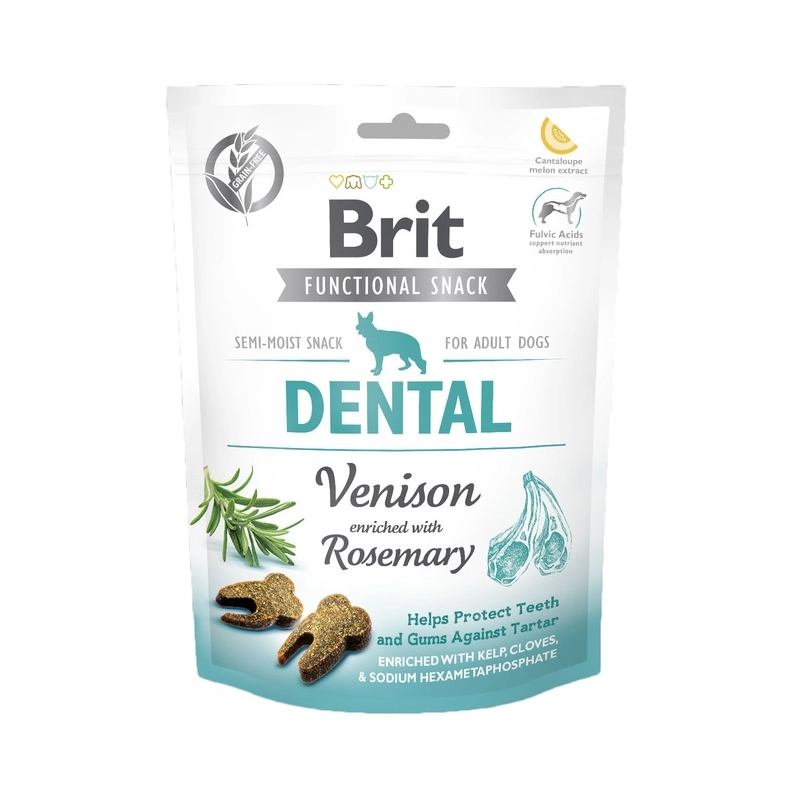Brit Care Functional Snack Dental Venison ЛАСОЩІ Супер-преміум собаки (з олениною) 150 г 