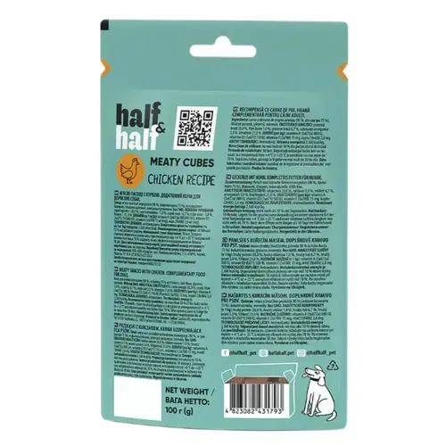 Half&Half с курицей лакомство для собак 100 г (4823082431793)
