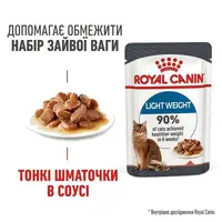 Royal Canin Light Weight Care ВОЛОГИЙ КОРМ Супер-преміум коти (для профілактики зайвої ваги) 85 г  - фото 3