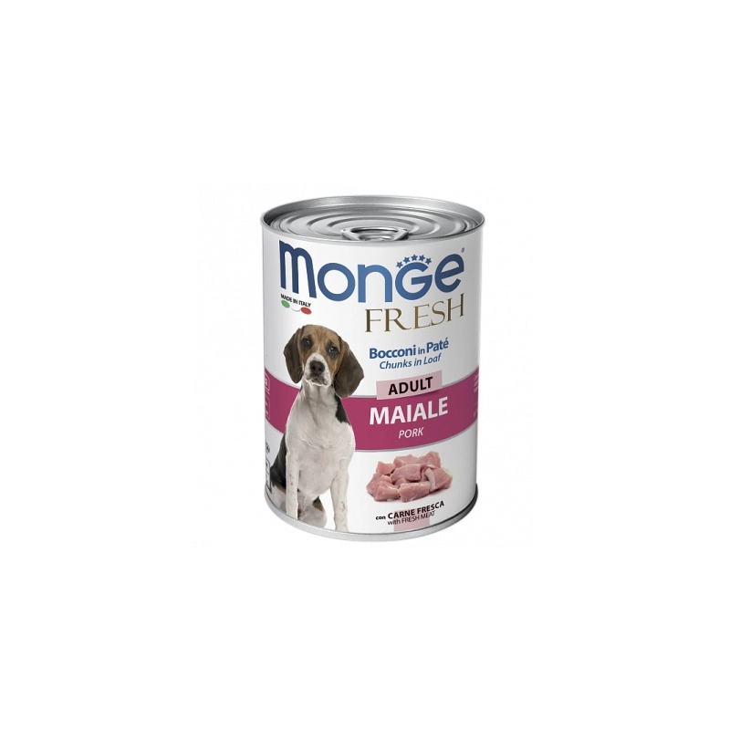 Monge Fresh влажный корм для собак 400 г - со свининой (8009470014465) 