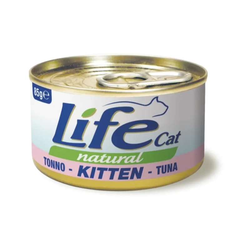 Lifecat влажный корм для котят 85 г - с тунцом (8034105422674) 
