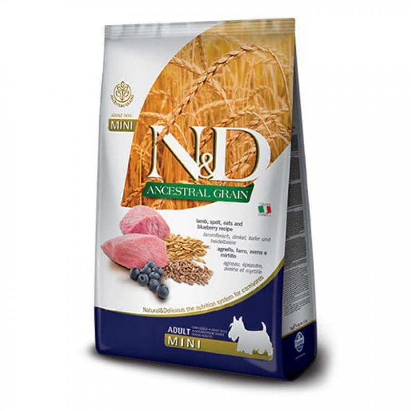 Farmina N&D Low Grain сухой корм для собак мелких пород 800 г - с ягненком и черникой (8010276022097)  - фото 5