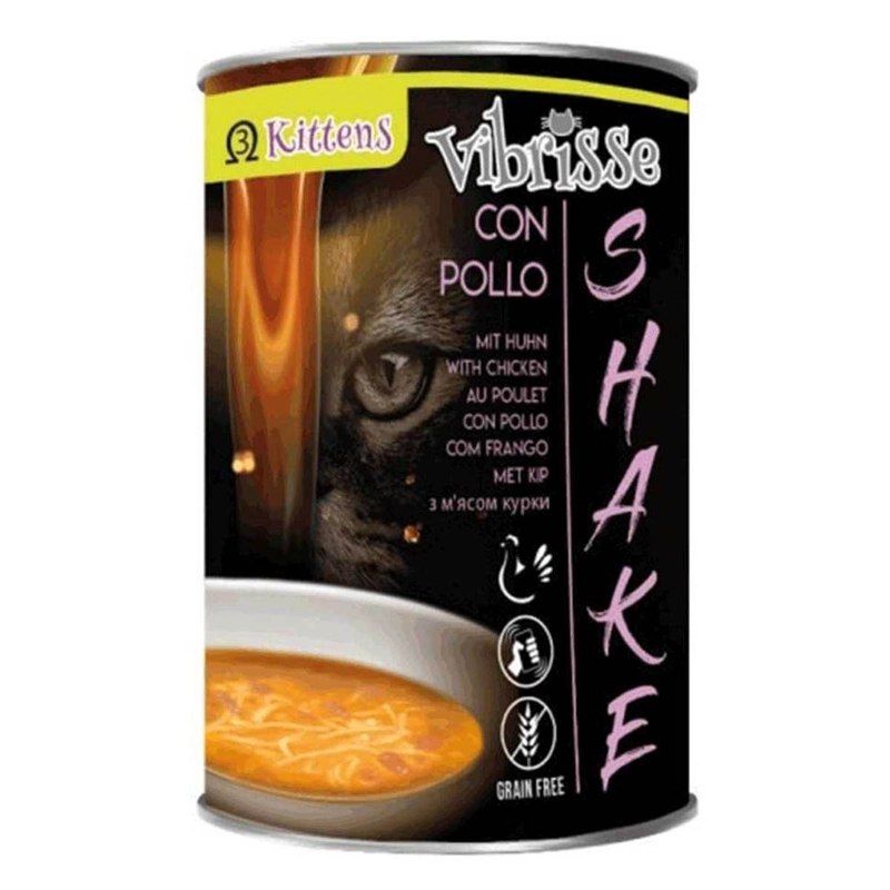 Vibrisse Kittens Shake ВОЛОГИЙ КОРМ Супер-преміум кошенята (з куркою та омега-3) 135 г 