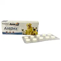 AnimAll VetLine AntiSex таблетки для котів та собак 1 таблетка - для заспокоєння при статевому збудженні (4820150205645) 