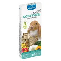 Ласощі для гризунів Природа Коктейль Колосок Мультивітамін Кокос Мед 90 г (4823082401000) 