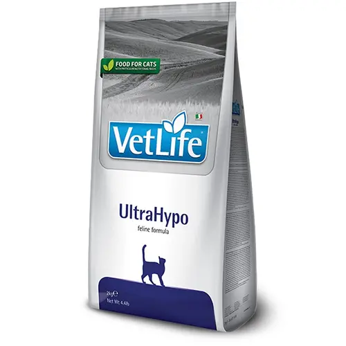 Farmina Vet Life UltraHypo сухий корм для котів при харчовій алергії 2 кг - з куркою(8010276022523)