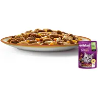 Whiskas TastyMix ВОЛОГИЙ КОРМ Преміум коти (з ягням, куркою та морквою) 85 г  - фото 1