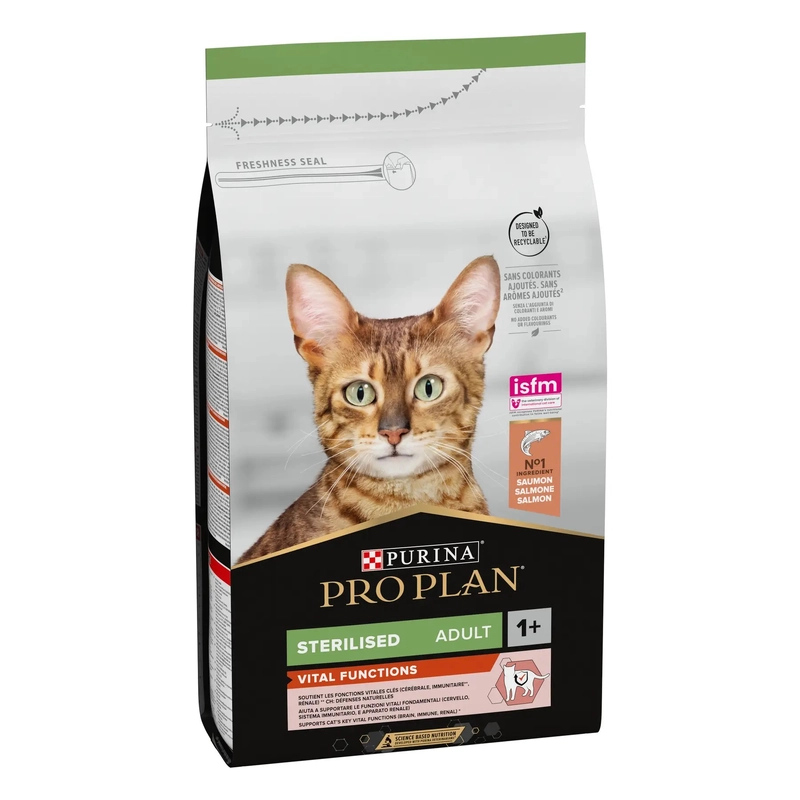 Purina Pro Plan Original Vital Functions Adult сухий корм для котів 1.5 кг - з лососем (7613036508193) 