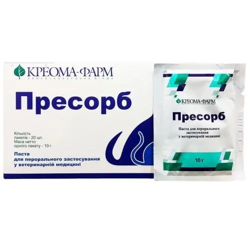 Пресорб гідрогель для собак та котів 10 г - адсорбент (4820004050865)