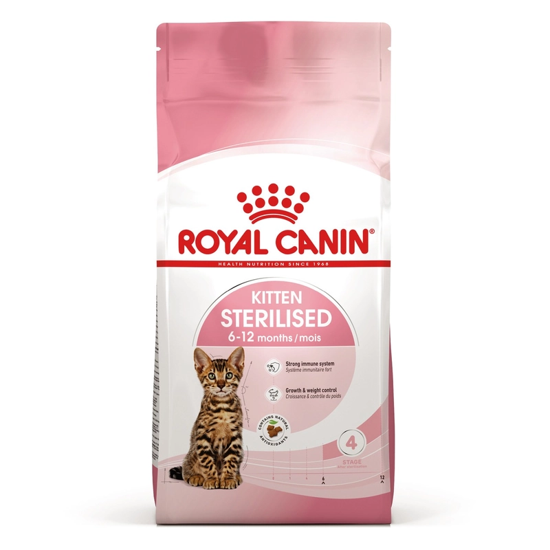 Royal Canin Kitten Sterilised сухий корм для стерилізованих кошенят 400 г (3182550805155) 