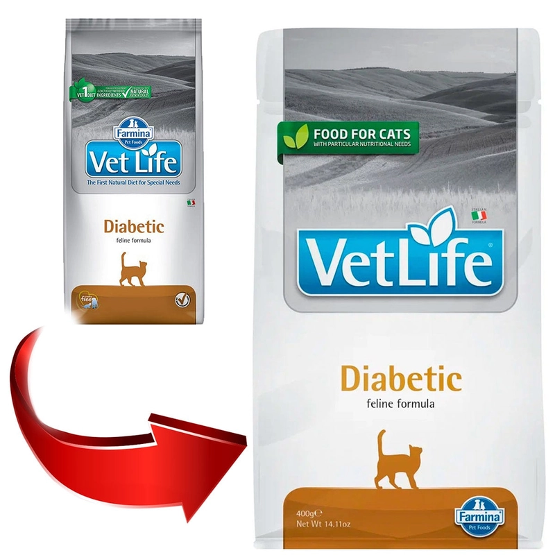 Farmina Vet Life Diabetic сухий корм для котів при цукровому діабеті 2 кг - з куркою (8010276025326)  - фото 4