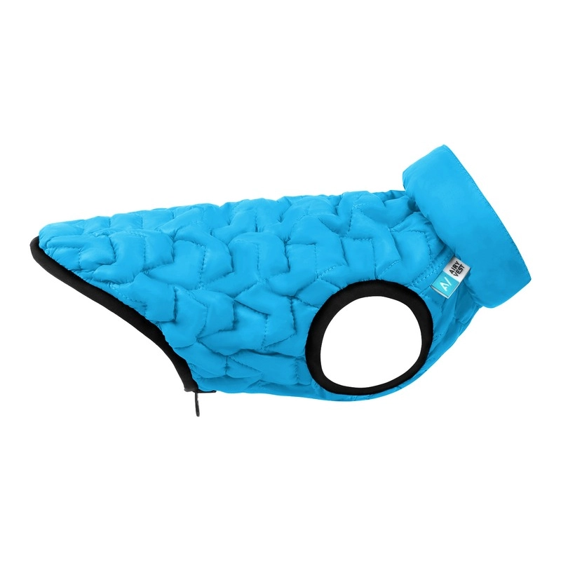 AiryVest Uni куртка двостороння для собак L 55 - блакитно-чорна (4823089313429) 