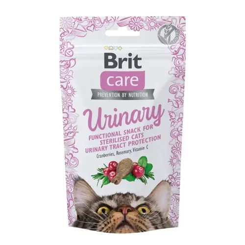 Brit Care Urinary Functional Snack ЛАСОЩІ Супер-преміум коти (з індичкою) 50 г