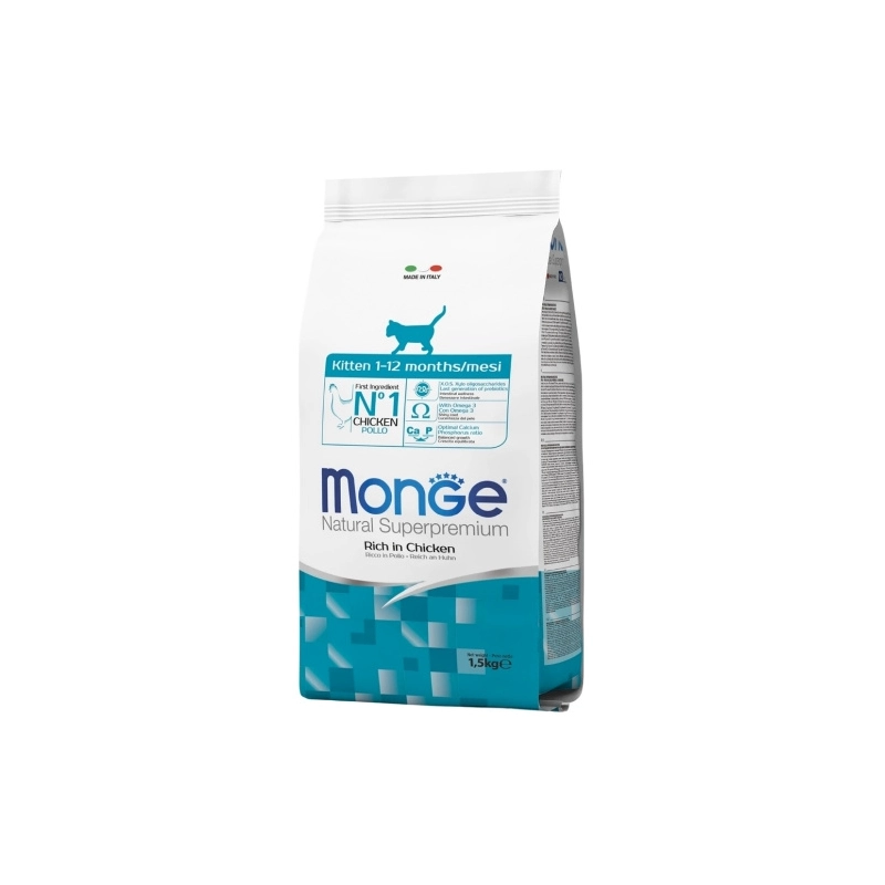 Monge Kitten Chicken Natural сухий корм для кошенят 1.5 кг - з куркою 