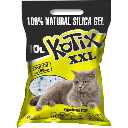 KOTIX наповнювач для котячого туалету 10 л - силікагелевий (6930095837608)