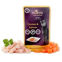 Nuevo Adult Chicken&Salmon ВОЛОГИЙ КОРМ Premium коти (з куркою та лососем) 85 г 